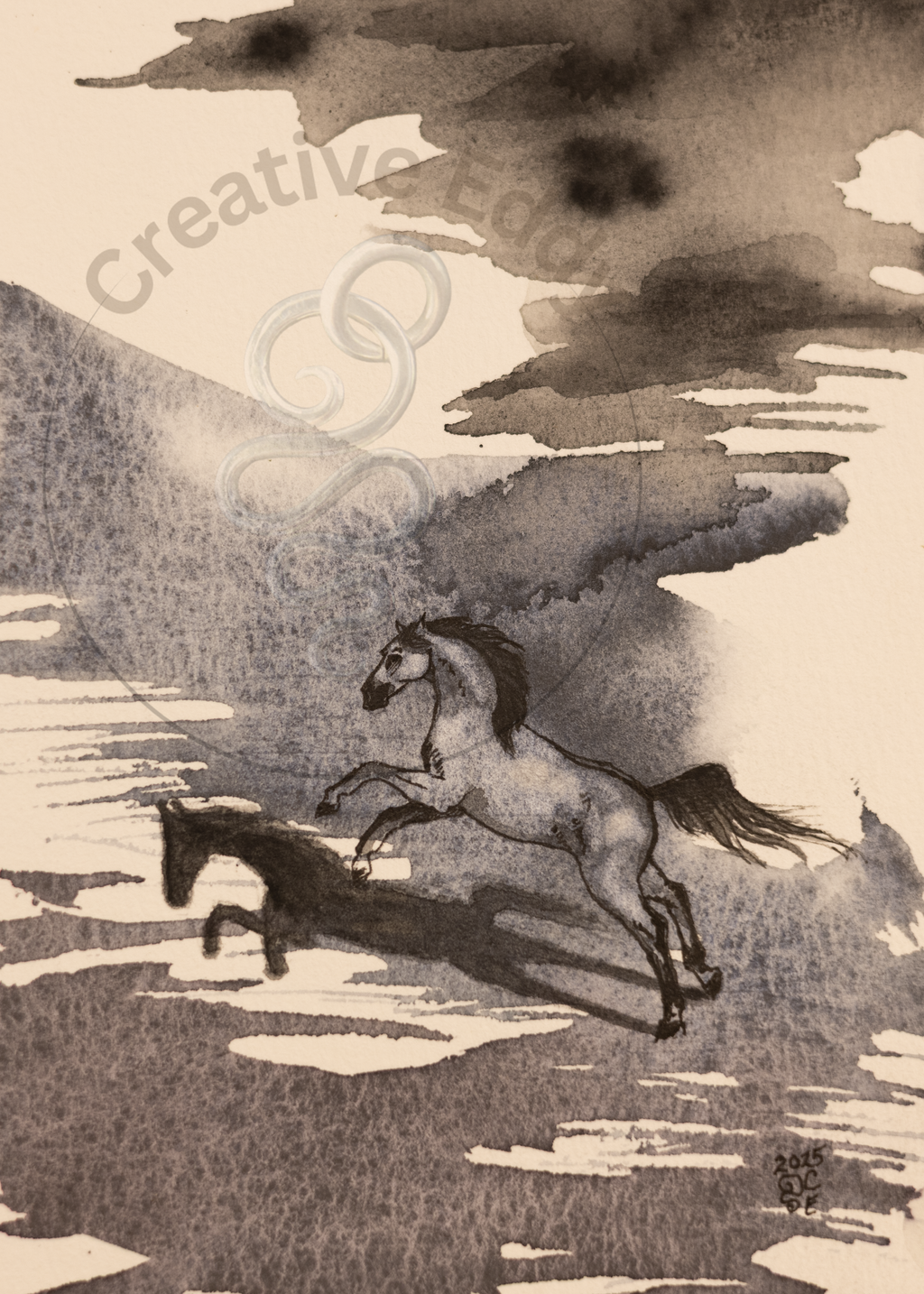 Seize the Day Pack of Greeting Cards – Free Spirited Horse Design